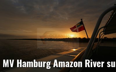 MV Hamburg Amazon River sunrise 03.01.2015