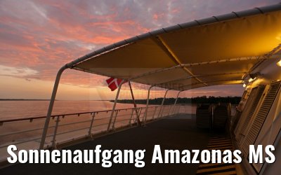 Sonnenaufgang Amazonas MS Hamburg 03.01.2015