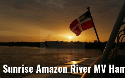 Sunrise Amazon River MV Hamburg 03.01.2015