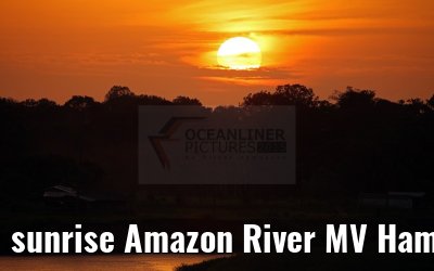 sunrise Amazon River MV Hamburg 03.01.2015