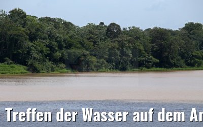 Treffen der Wasser auf dem Amazonas 03.01.2015