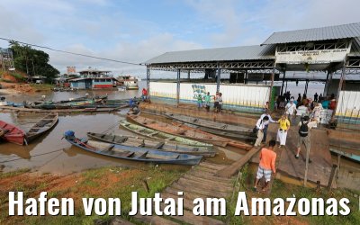 Hafen von Jutai am Amazonas 05.01.2015