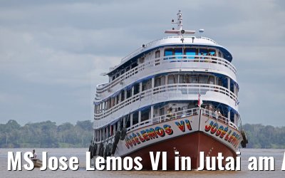 MS Jose Lemos VI in Jutai am Amazonas 05.01.2015