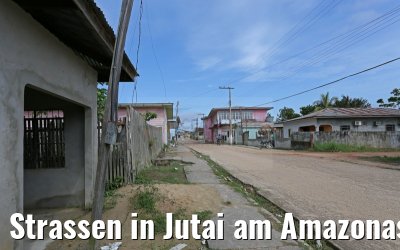 Strassen in Jutai am Amazonas 05.01.2015