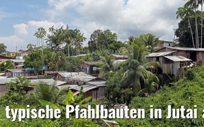 typische Pfahlbauten in Jutai am Amazonas 05.01.2015