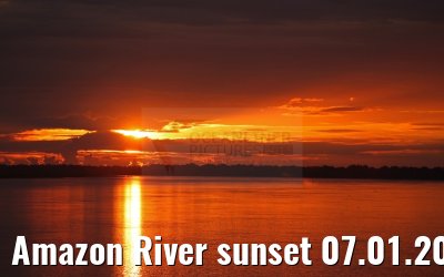 Amazon River sunset 07.01.2015