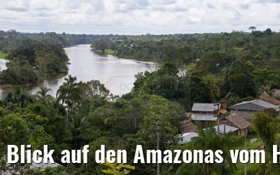 Blick auf den Amazonas vom Haus Francisco Grippa 07.01.2015