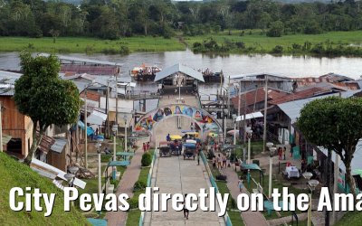 City Pevas directly on the Amazon River 07.01.2015