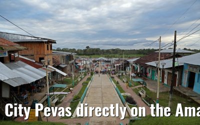 City Pevas directly on the Amazon River 07.01.2015