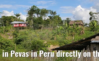 in Pevas in Peru directly on the Amazon River 07.01.2015