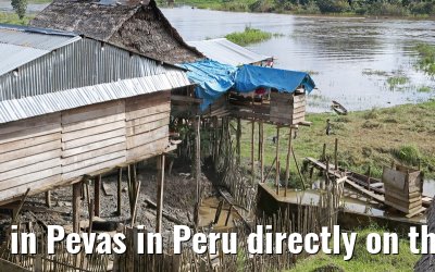 in Pevas in Peru directly on the Amazon River 07.01.2015