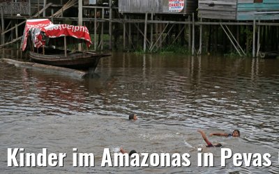Kinder im Amazonas in Pevas 07.01.2015