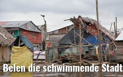 Belen die schwimmende Stadt in Iquitos 08.01.2015