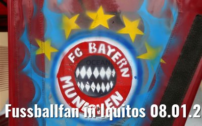 Fussballfan in Iquitos 08.01.2015