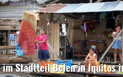 im Stadtteil Belen in Iquitos in Peru 08.01.2015