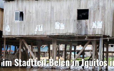 im Stadtteil Belen in Iquitos in Peru 08.01.2015