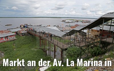 Markt an der Av. La Marina in Iquitos 08.01.2015