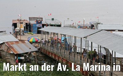 Markt an der Av. La Marina in Iquitos 08.01.2015
