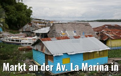 Markt an der Av. La Marina in Iquitos 08.01.2015
