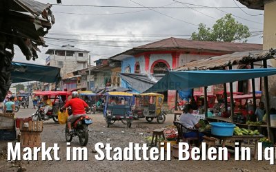 Markt im Stadtteil Belen in Iquitos 08.01.2015
