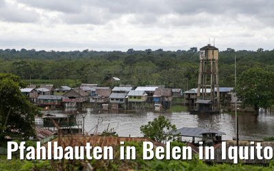 Pfahlbauten in Belen in Iquitos 08.01.2015