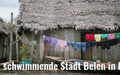 schwimmende Stadt Belen in Iquitos 08.01.2015