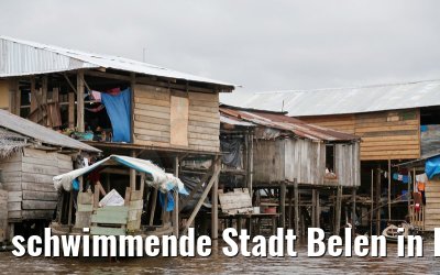 schwimmende Stadt Belen in Iquitos 08.01.2015