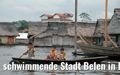 schwimmende Stadt Belen in Iquitos 08.01.2015