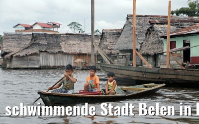 schwimmende Stadt Belen in Iquitos 08.01.2015
