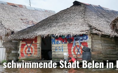 schwimmende Stadt Belen in Iquitos 08.01.2015