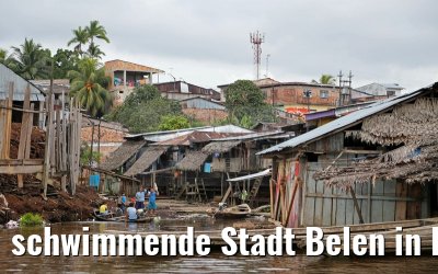 schwimmende Stadt Belen in Iquitos 08.01.2015