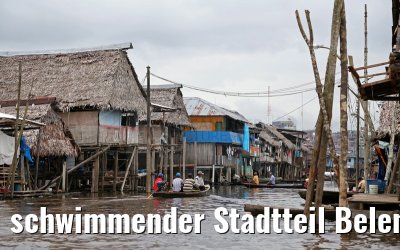 schwimmender Stadtteil Belen in Iquitos 08.01.2015