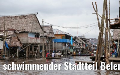 schwimmender Stadtteil Belen in Iquitos 08.01.2015