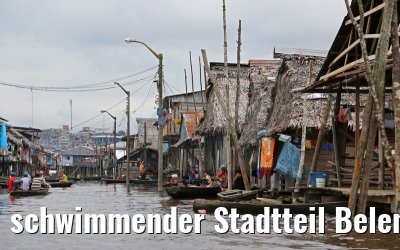 schwimmender Stadtteil Belen in Iquitos 08.01.2015