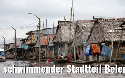 schwimmender Stadtteil Belen in Iquitos 08.01.2015