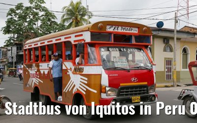 Stadtbus von Iquitos in Peru 08.01.2015