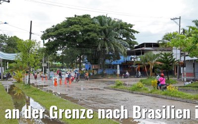 an der Grenze nach Brasilien in Leticia am Amazonas 09.01.2015