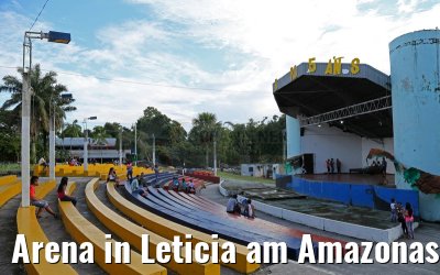 Arena in Leticia am Amazonas 09.01.2015