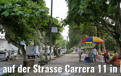 auf der Strasse Carrera 11 in Leticia am Amazonas 09.01.2015