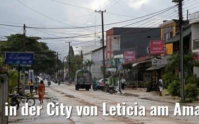in der City von Leticia am Amazonas 09.01.2015