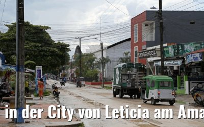 in der City von Leticia am Amazonas 09.01.2015