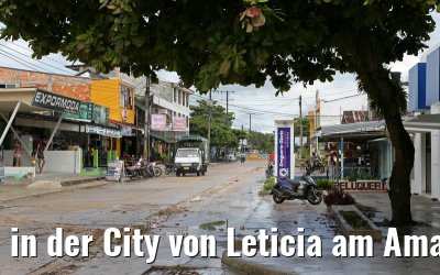 in der City von Leticia am Amazonas 09.01.2015