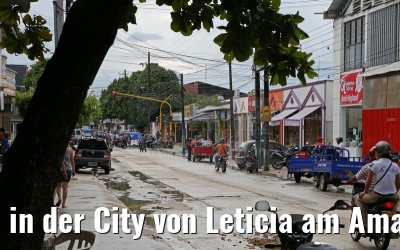 in der City von Leticia am Amazonas 09.01.2015