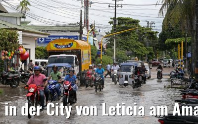 in der City von Leticia am Amazonas 09.01.2015
