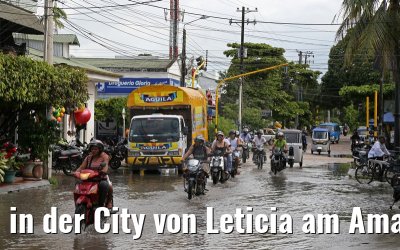 in der City von Leticia am Amazonas 09.01.2015