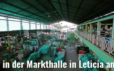 in der Markthalle in Leticia am Amazonas 09.01.2015