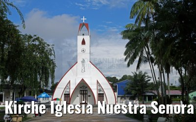 Kirche Iglesia Nuestra Senora De La Paz und Parque Santander 09.01.2015