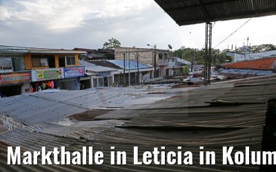 Markthalle in Leticia in Kolumbien 09.01.2015