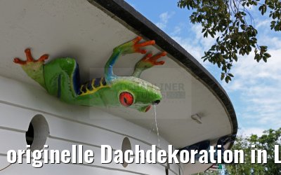 originelle Dachdekoration in Leticia am Amazonas 09.01.2015
