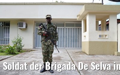 Soldat der Brigada De Selva in Leticia 09.01.2015